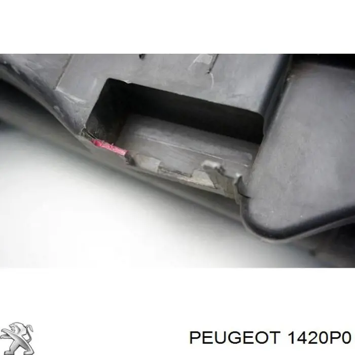 Корпус повітряного фільтра на Peugeot 206 (T3E)