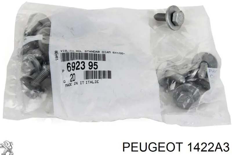Подушка корпусу повітряного фільтра Peugeot/Citroen 1422A3 ціна, від 3.99 USD
