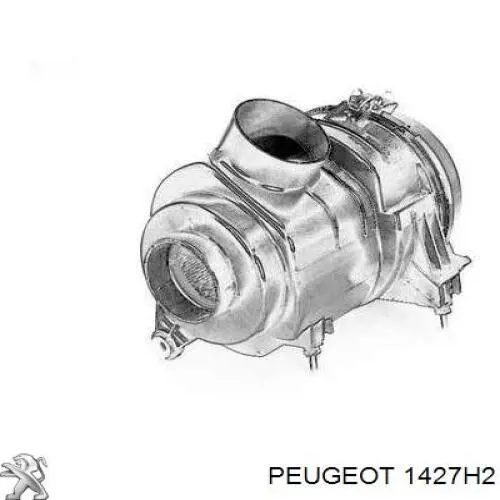 1427H2 Peugeot/Citroen корпус повітряного фільтра