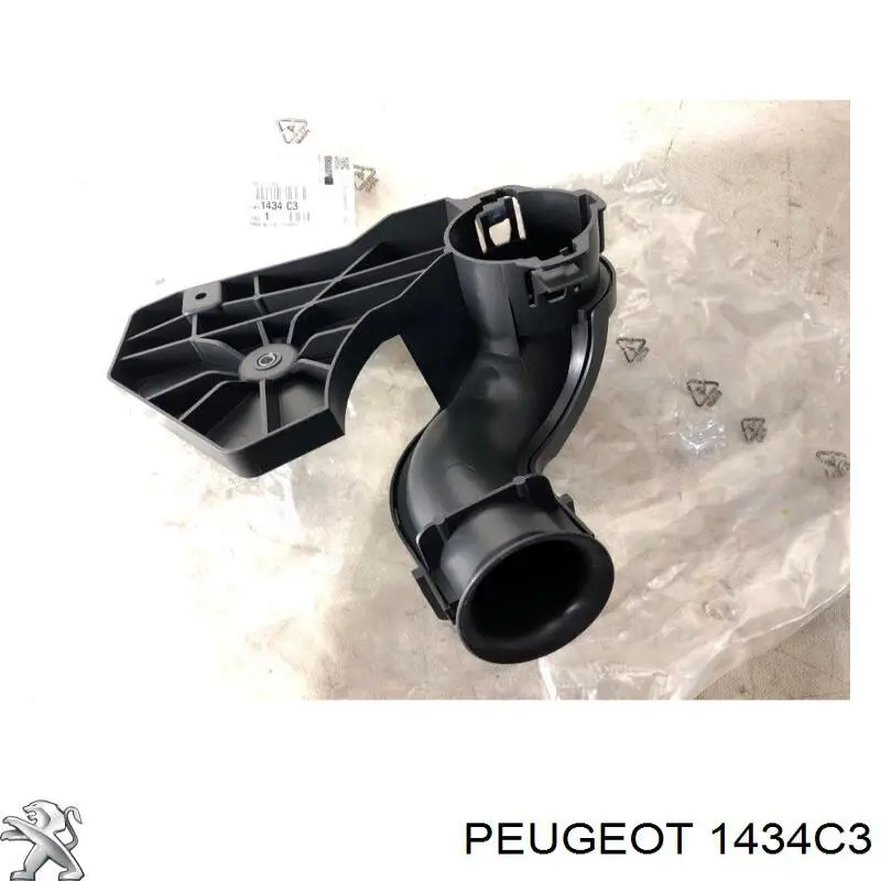Повітрозабірник повітряного фільтра Peugeot/Citroen 1434C3 ціна, від 15.80 USD