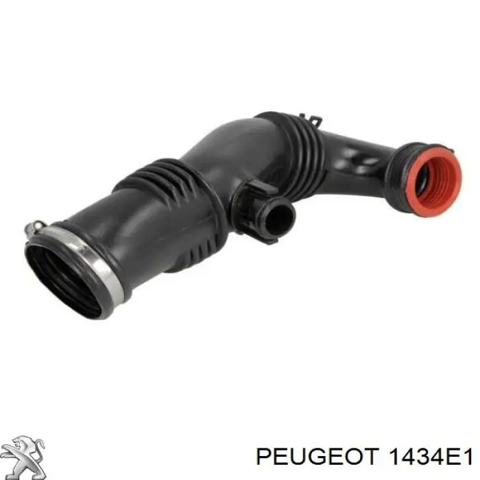 Купити 1434E1 Peugeot/Citroen Патрубок повітряний, вихід повітряного фільтра