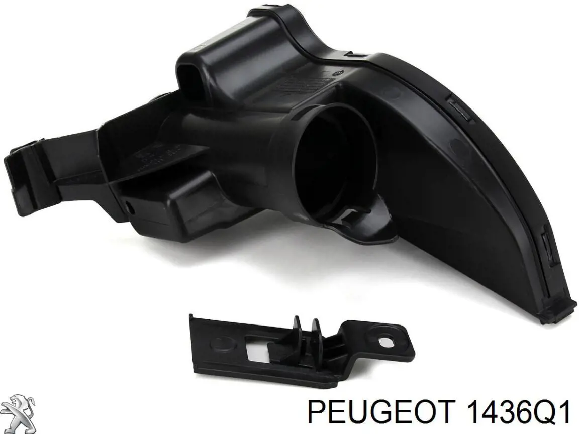 Резонатор повітряного фільтра Peugeot/Citroen 1436Q1 ціна, від 21.54 USD