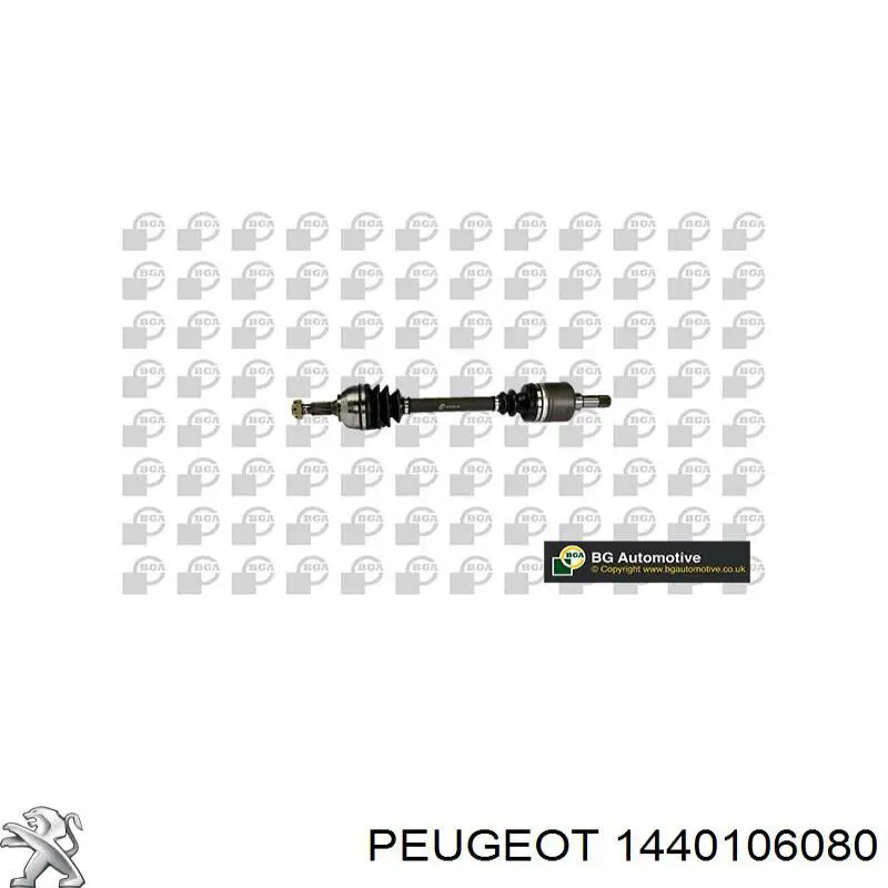 Купити 1440106080 Peugeot/Citroen Ліва піввісь