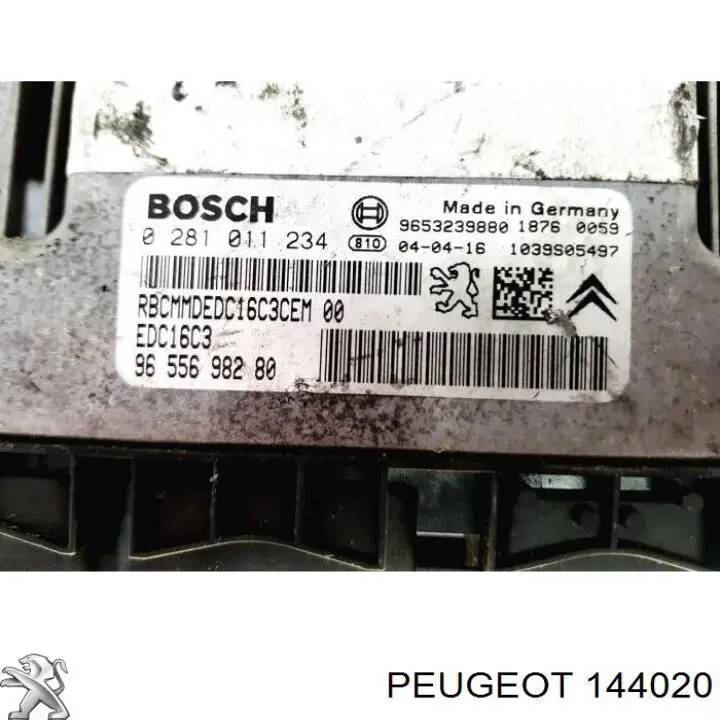 Купити 144020 Peugeot/Citroen Патрубок повітряний, вхід повітряного фільтра