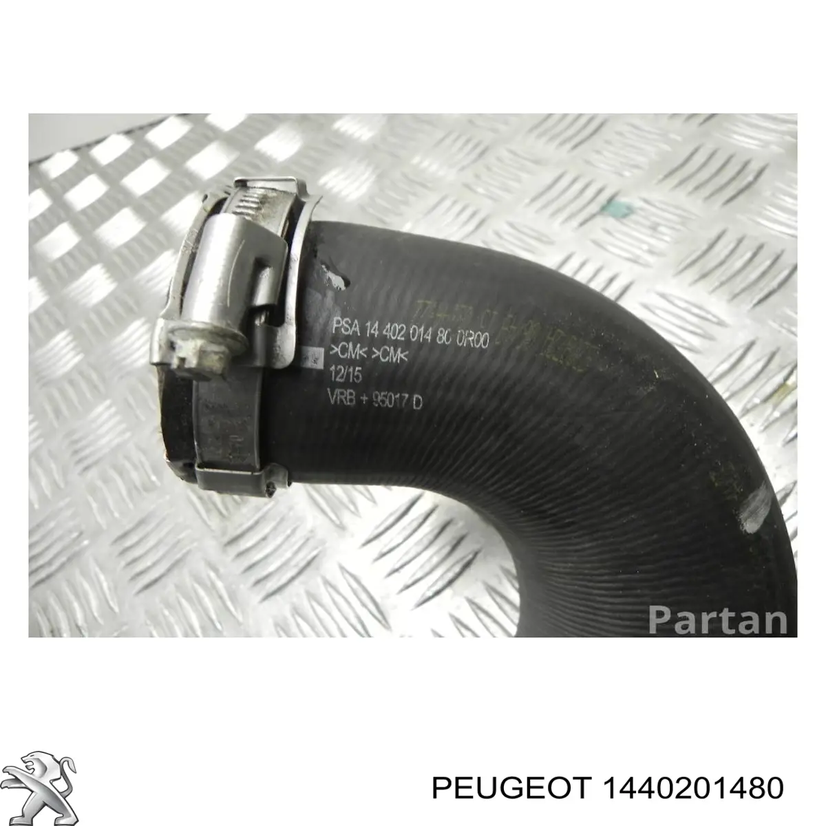 Шланг/патрубок интеркуллера Peugeot/Citroen 1440201480 ціна, від 48.68 USD
