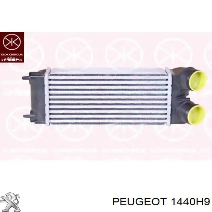 Купити 1440H9 Peugeot/Citroen Радіатор интеркуллера