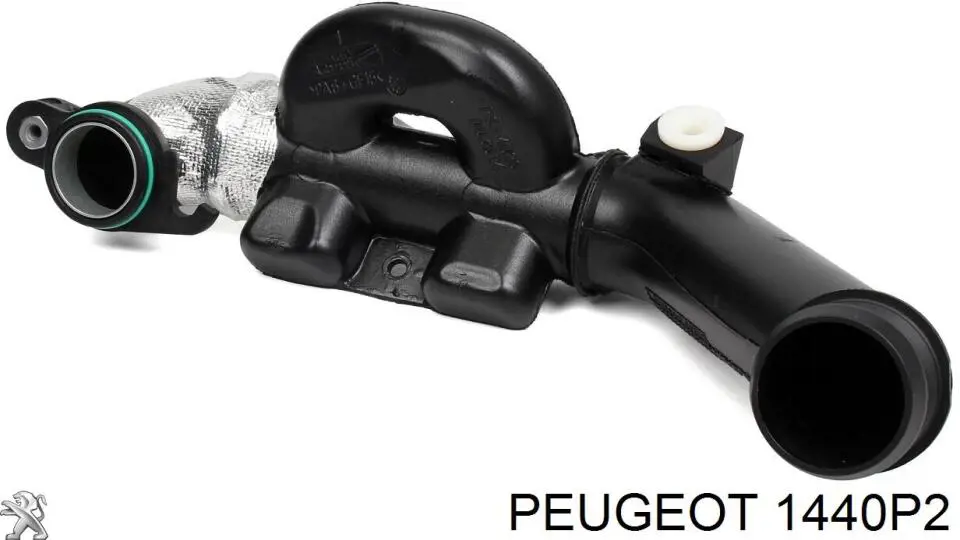 Патрубок повітряний, вихід з турбіни (наддув) Peugeot/Citroen 1440P2 ціна, від 28.18 USD