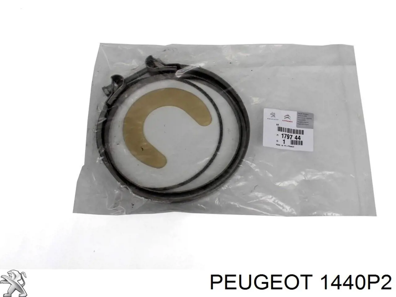 Купити 1440P2 Peugeot/Citroen Патрубок повітряний, вихід з турбіни (наддув)