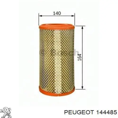 144485 Peugeot/Citroen фільтр повітряний