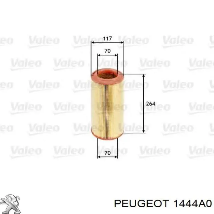 Повітряний фільтр 1444A0 Peugeot/Citroen