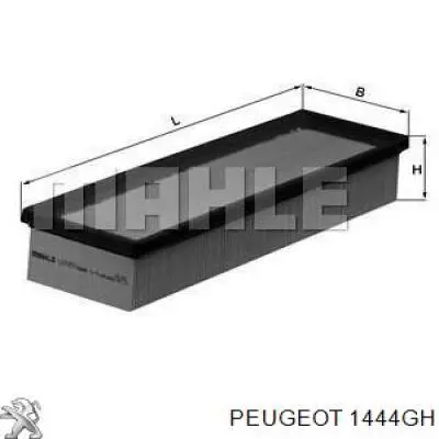 1444GH Peugeot/Citroen фільтр повітряний