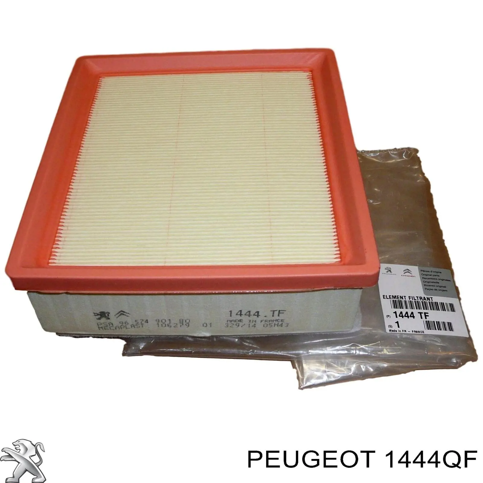 1444QF Peugeot/Citroen фільтр повітряний