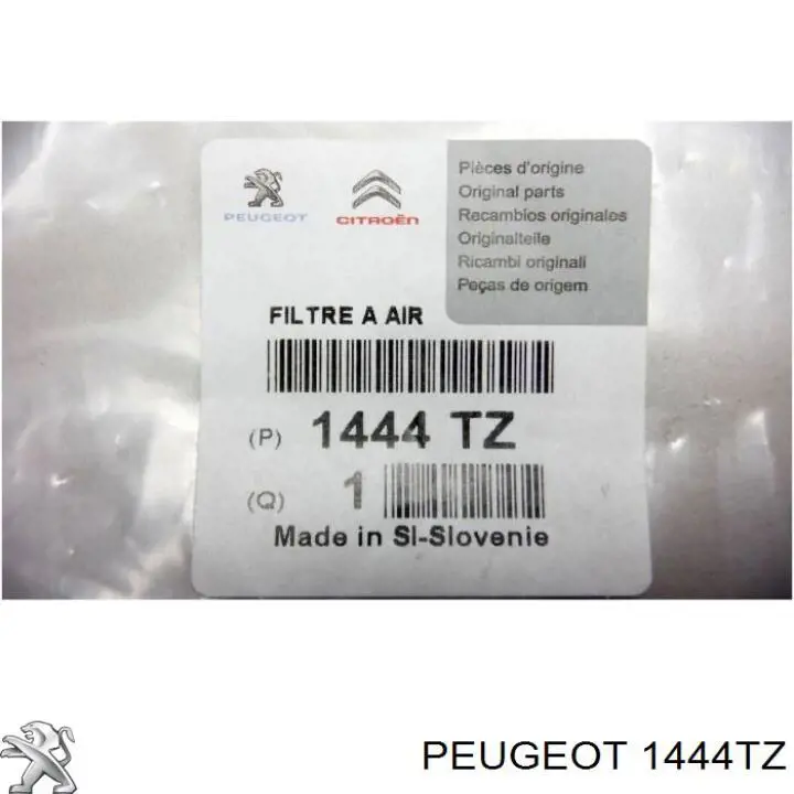 Купити 1444TZ Peugeot/Citroen Автомобільний фільтр повітря