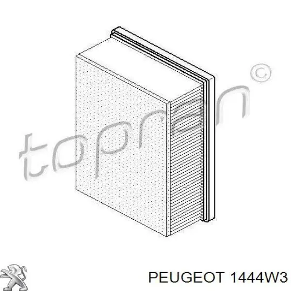 Елемент повітряного фільтра Peugeot/Citroen 1444W3 ціна, від 6.01 USD