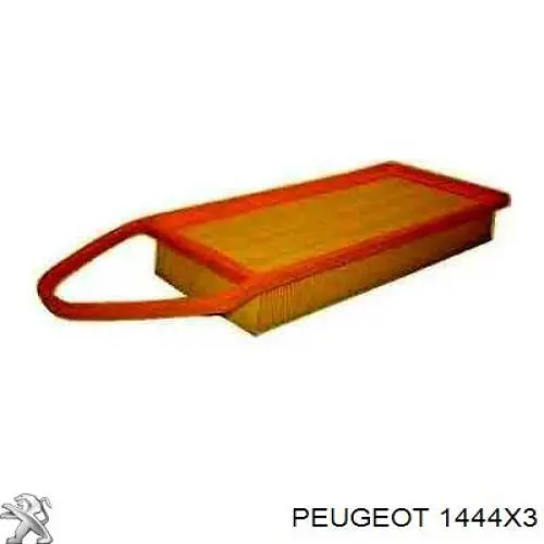 Повітряний фільтр 1444X3 Peugeot/Citroen
