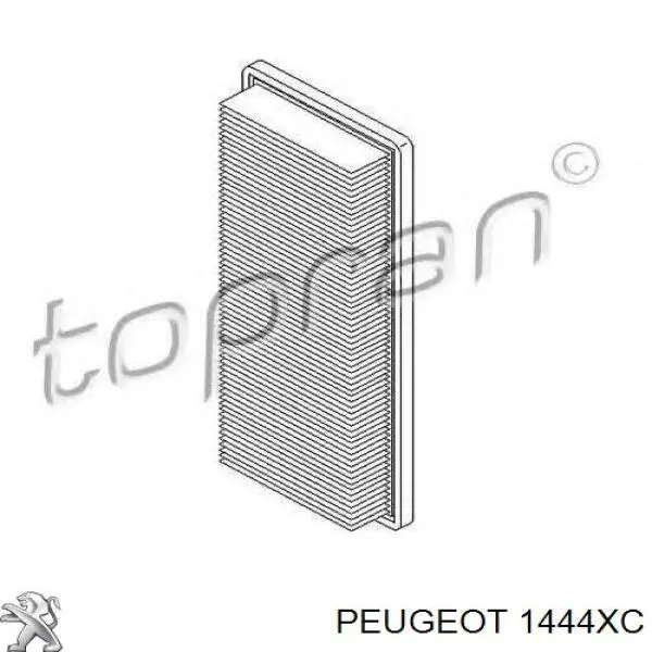 Купити 1444XC Peugeot/Citroen Автомобільний фільтр повітря