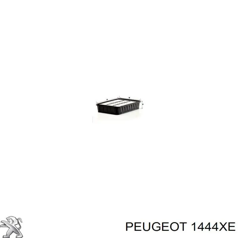 Елемент повітряного фільтра Peugeot/Citroen 1444XE ціна, від 9.39 USD