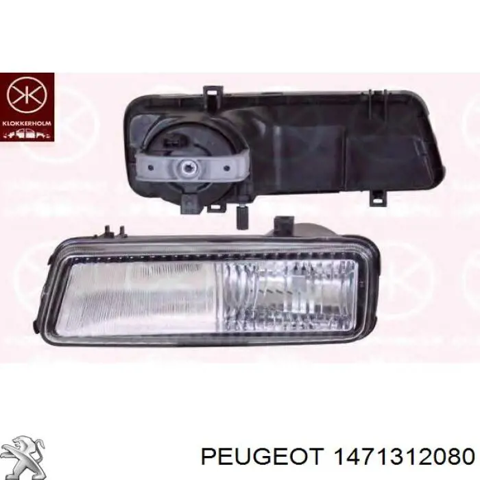 Туманка ліва Peugeot/Citroen 1471312080 ціна, від 36.32 USD