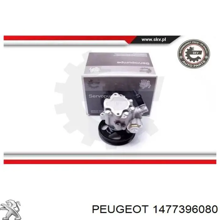 1477396080 Peugeot/Citroen Насос гідропідсилювача