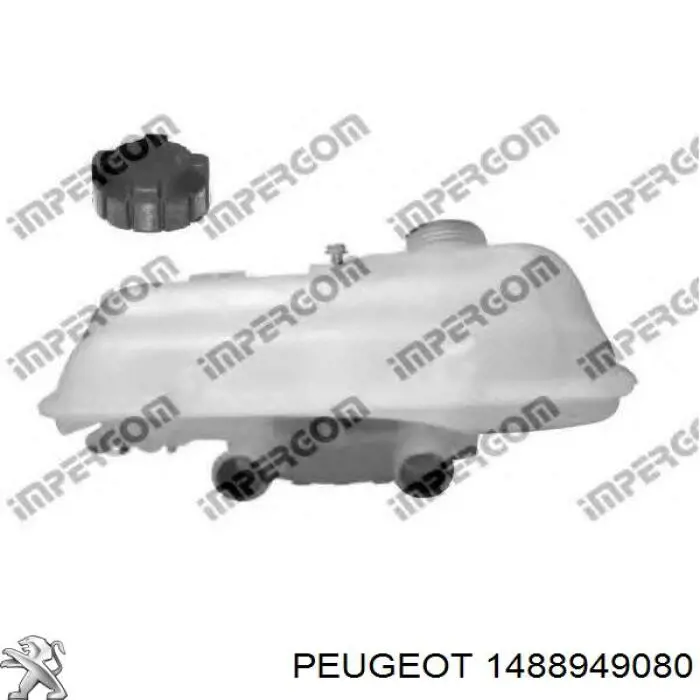 Купити 1488949080 Peugeot/Citroen Водяний бачок системи охолодження