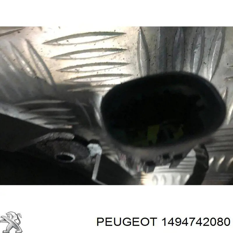 Купити 1494742080 Peugeot/Citroen Електровентилятор охолодження в зборі (двигун + крильчатка), правий