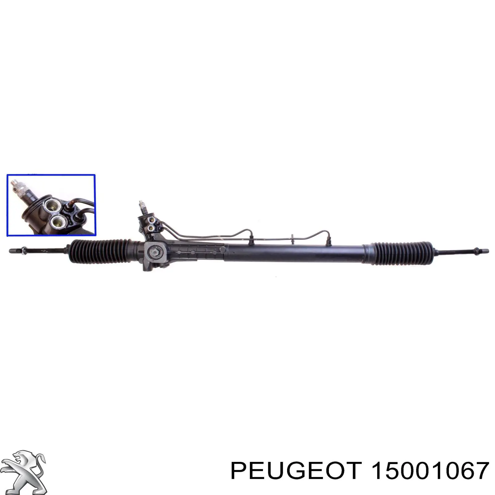 Рульова рейка 15001067 Peugeot/Citroen