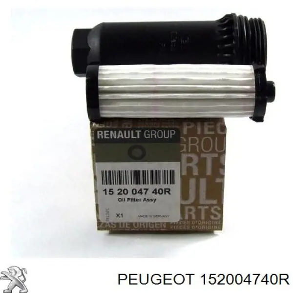 Фільтр коробки автомат Peugeot/Citroen 152004740R ціна, від 21.67 USD