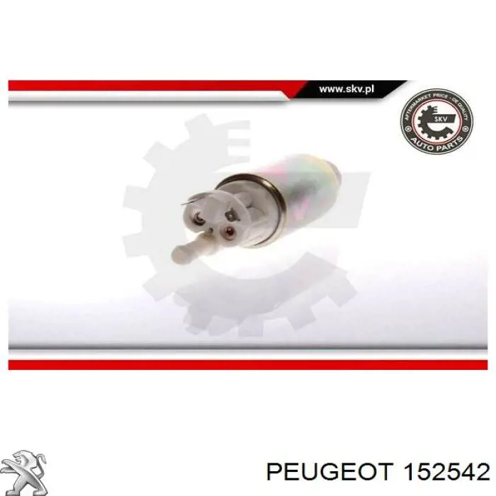 152542 Peugeot/Citroen модуль паливного насосу, з датчиком рівня палива