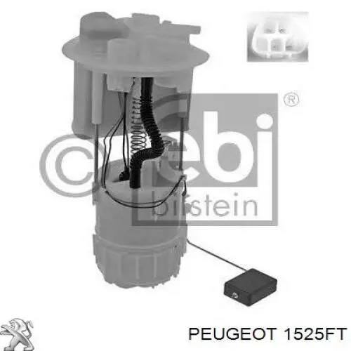 Модуль бензонасоса Peugeot/Citroen 1525FT ціна, від 124.88 USD