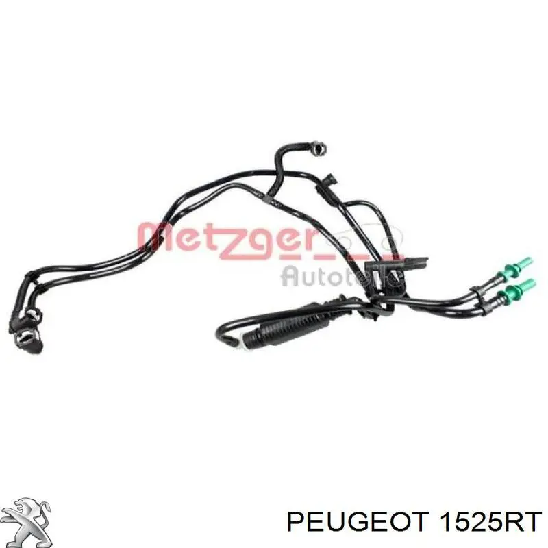 Купити 1525RT Peugeot/Citroen Трубка паливна, зворотня від форсунок