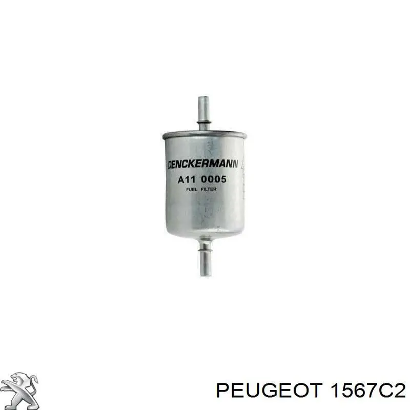 Фільтр тонкого очищення палива Peugeot/Citroen 1567C2 ціна, від 20.08 USD