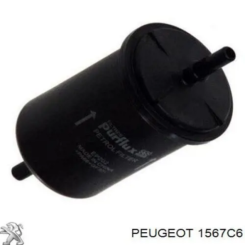 Паливний фільтр 1567C6 Peugeot/Citroen