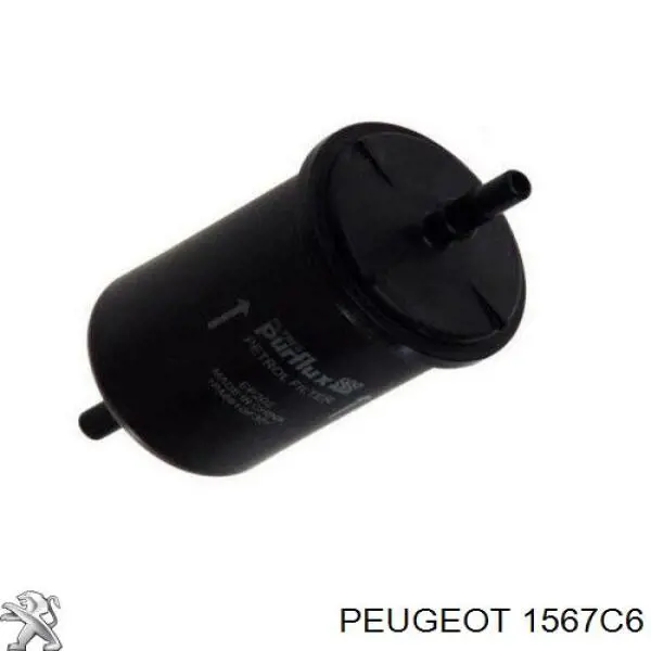 Фільтр паливний Peugeot/Citroen 1567C6