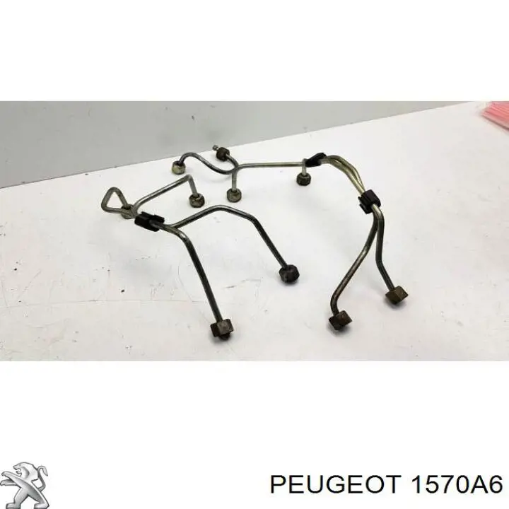 1570A6 Peugeot/Citroen Трубка паливна, від ПНВТ до паливної рейки