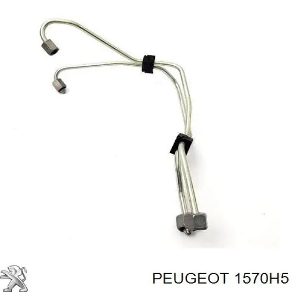 Купити 1570H5 Peugeot/Citroen Трубка паливна, від ПНВТ до паливної рейки