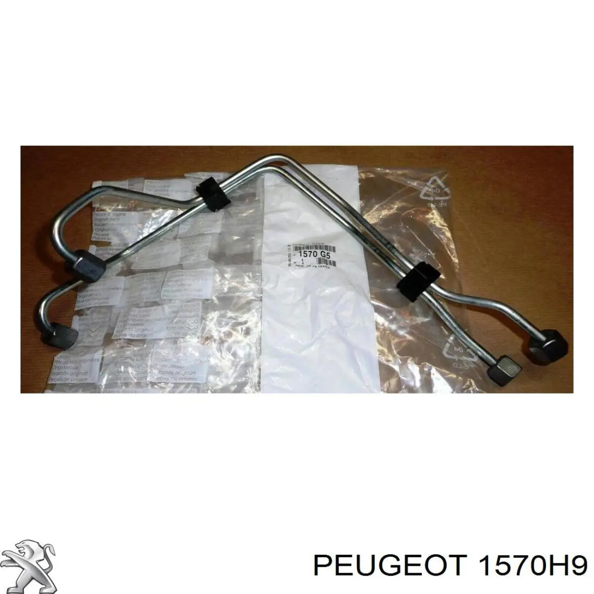 Трубка паливна форсунки 4-го циліндру Peugeot/Citroen 1570H9 ціна, від 3.19 USD