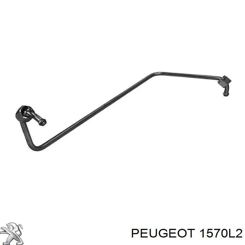 Трубка паливна, від ПНВТ до паливної рейки Peugeot/Citroen 1570L2 ціна, від 74.80 USD