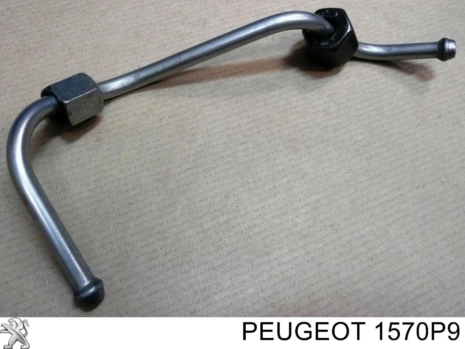 1570P9 Peugeot/Citroen Трубка паливна форсунки 1-го циліндру