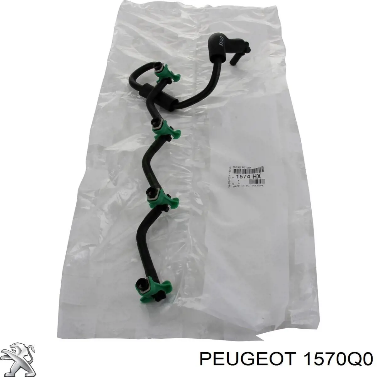 Трубка паливна форсунки 2-го циліндру Peugeot/Citroen 1570Q0 ціна, від 10.13 USD
