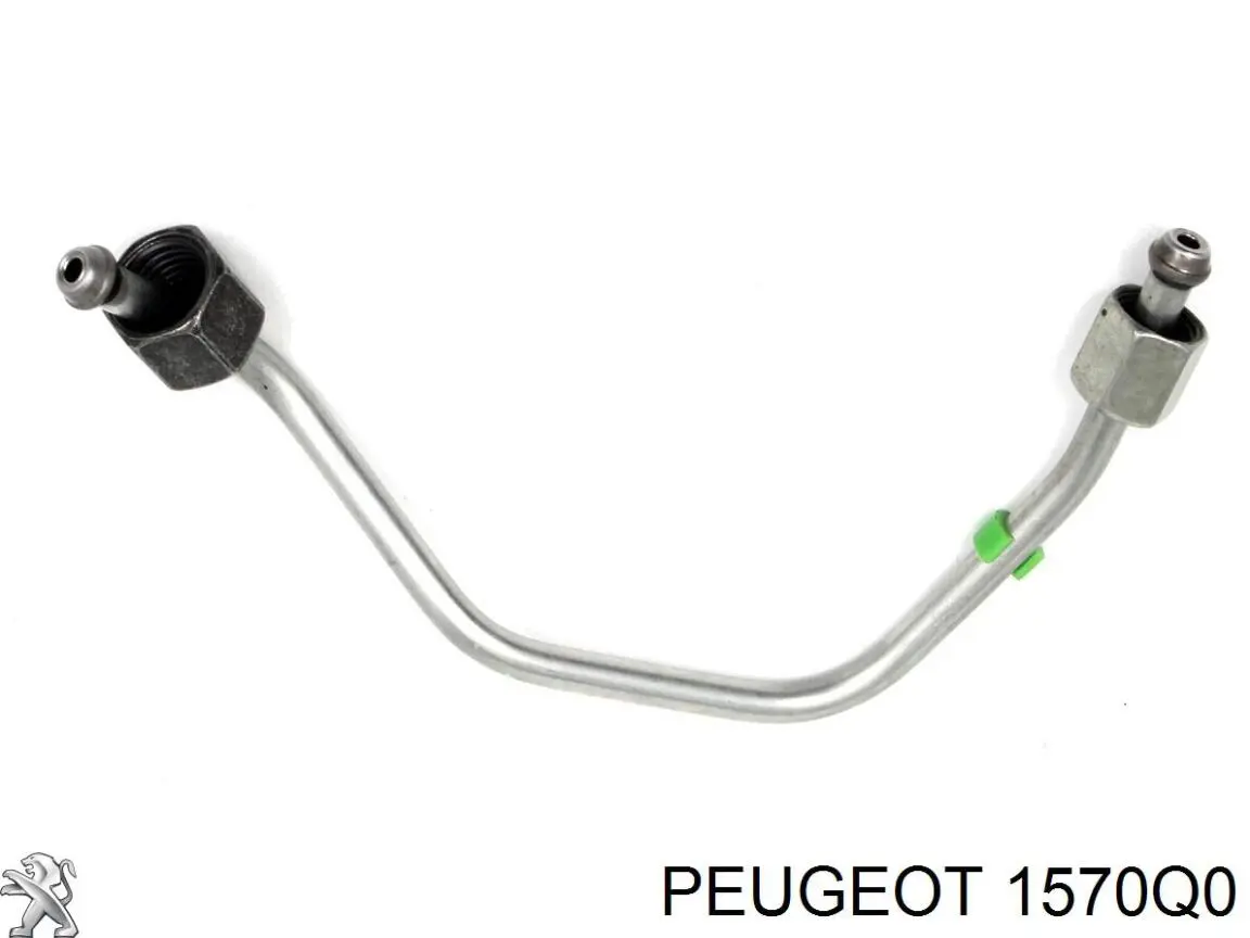 1570Q0 Peugeot/Citroen Трубка паливна форсунки 2-го циліндру