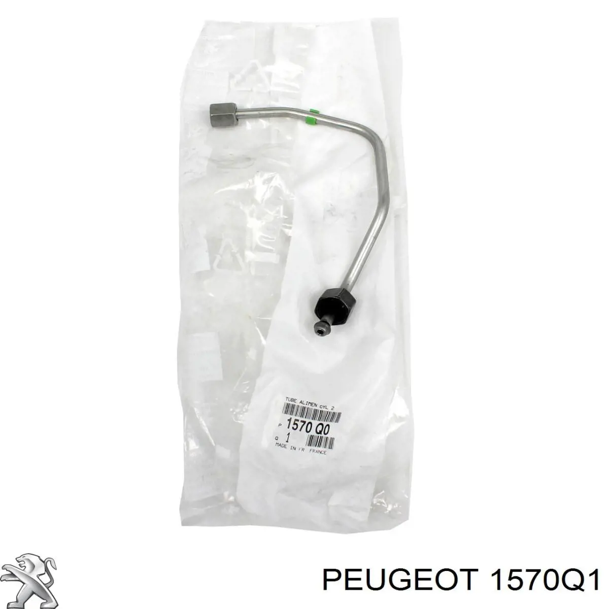 1570Q1 Peugeot/Citroen Трубка паливна форсунки 3-го циліндра