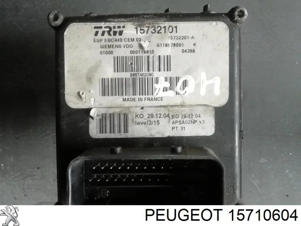 15710604 Peugeot/Citroen 