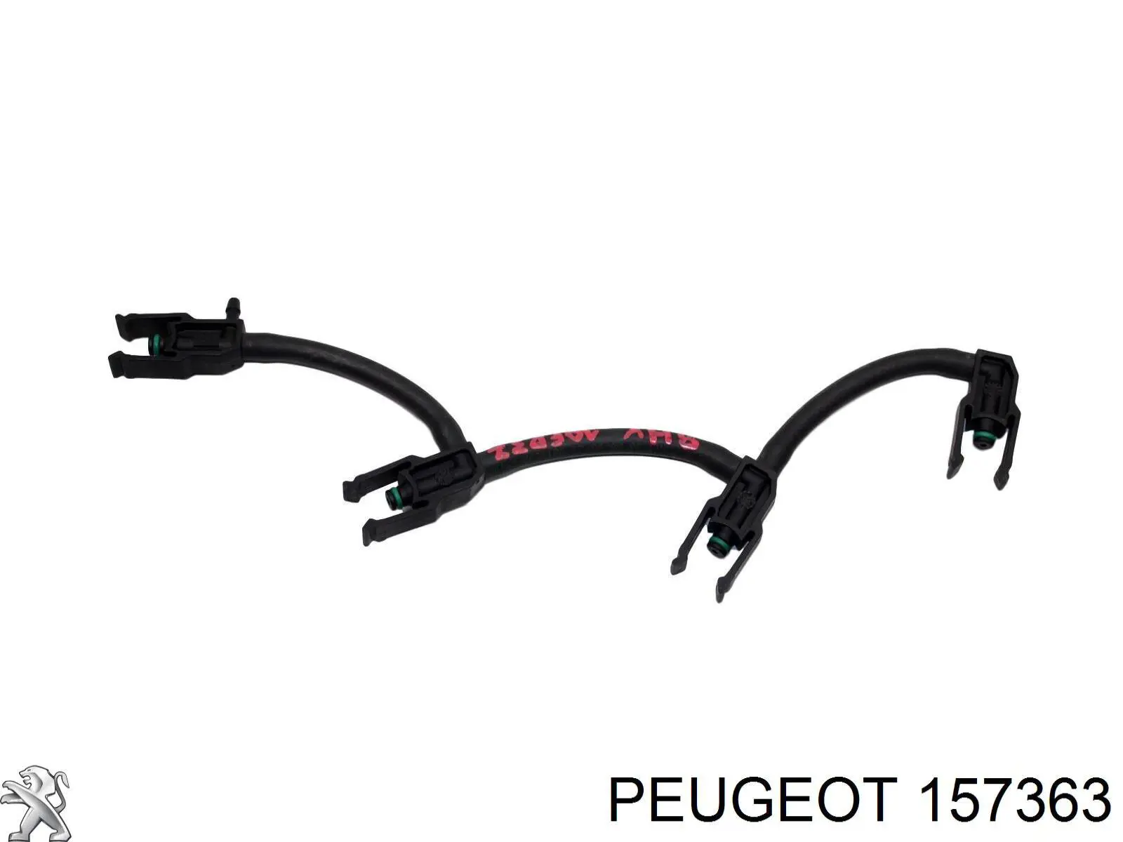Трубка паливна, зворотня від форсунок Peugeot/Citroen 157363 ціна, від 5.55 USD