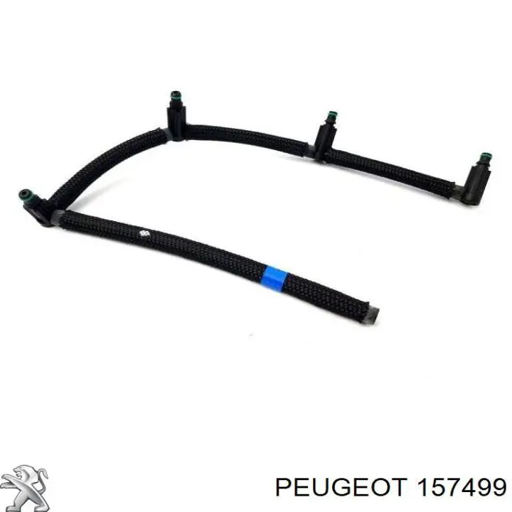 Трубка паливна, зворотня від форсунок 157499 Peugeot/Citroen