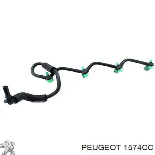 Купити 1574CC Peugeot/Citroen Трубка паливна, зворотня від форсунок