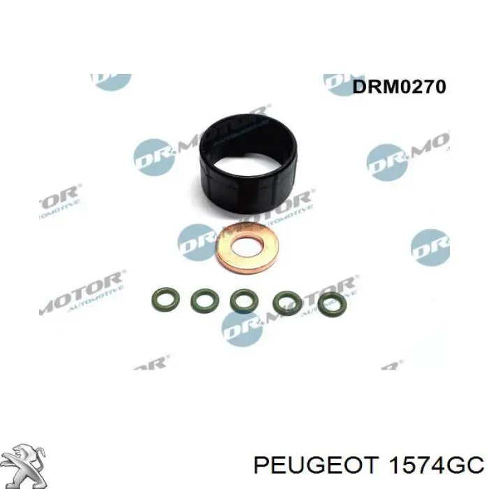Купити 1574GC Peugeot/Citroen Кільце ущільнювача штуцера зворотного шланга форсунки