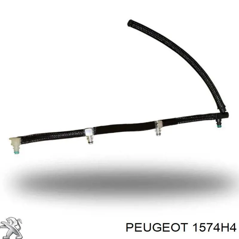 Трубка паливна, зворотня від форсунок Peugeot/Citroen 1574H4 ціна, від 19.91 USD