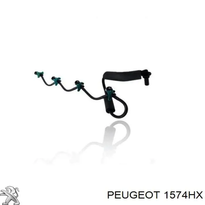 Купити 1574HX Peugeot/Citroen Трубка паливна, зворотня від форсунок