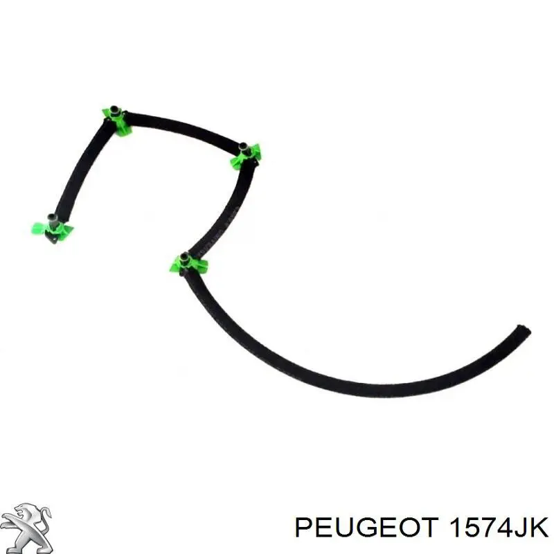 Купити 1574JK Peugeot/Citroen Трубка паливна, зворотня від форсунок