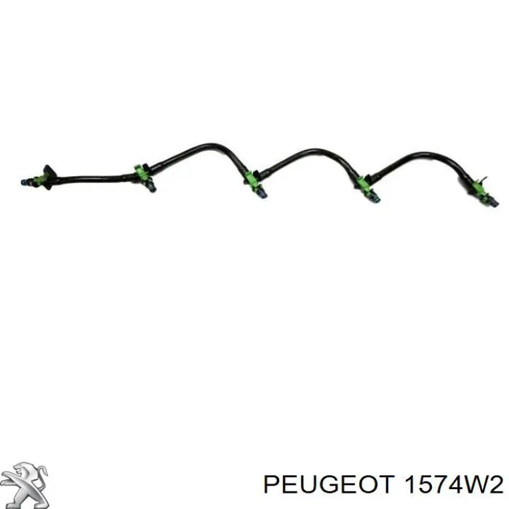 Трубка паливна, від фільтра до насосу 1574W2 Peugeot/Citroen